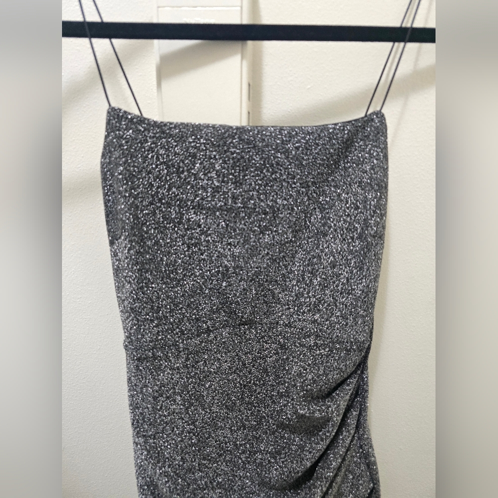 Asymmetrical Black Dress - Picture 2 of 14